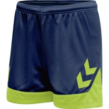 hummel Spodenki sportowe hmlLEAD Poly Shorts (Materiał siatkowy, bez bocznych kieszeni) Krótkie granatowe damskie