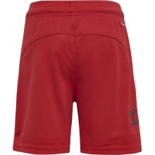 hummel Spodenki sportowe hmlLEAD Poly Shorts (materiał siatkowy, bez bocznych kieszeni) Krótkie czerwone dziecięce