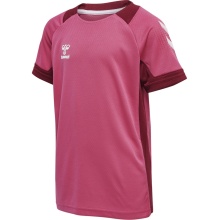 hummel Koszulka sportowa hmlLEAD Poly Jersey (materiał siatkowy) Krótki rękaw magenta Dzieci