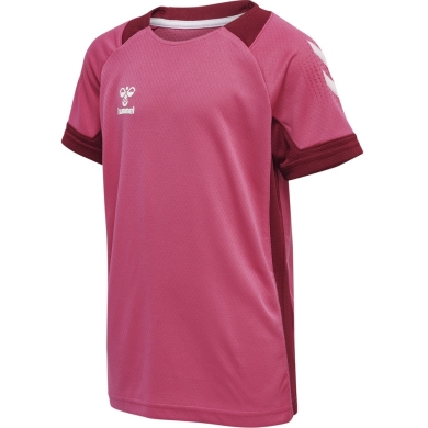 hummel Koszulka sportowa hmlLEAD Poly Jersey (materiał siatkowy) Krótki rękaw magenta Dzieci