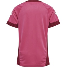 hummel Koszulka sportowa hmlLEAD Poly Jersey (materiał siatkowy) Krótki rękaw magenta Dzieci