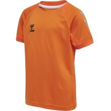 hummel Koszulka sportowa hmlLEAD Poly Jersey (materiał siatkowy) Krótki rękaw pomarańczowy Dzieci