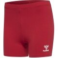 hummel Sport-Tight hmlCORE Volley Cotton Hipster (miękki, elastyczny materiał dżersejowy) Krótkie czerwone dla kobiet