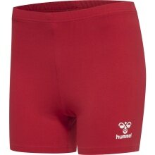 hummel Sport-Tight hmlCORE Volley Cotton Hipster (miękki, elastyczny materiał dżersejowy) Krótkie czerwone dla kobiet