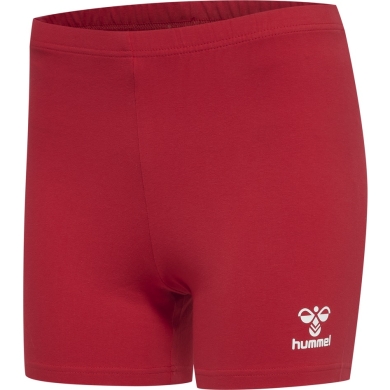 hummel Sport-Tight hmlCORE Volley Cotton Hipster (miękki, elastyczny materiał dżersejowy) Krótkie czerwone dla kobiet