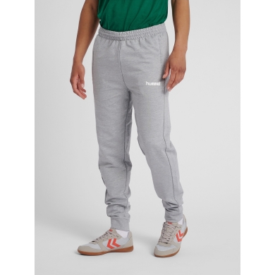 hummel Spodnie dresowe hmlGO Cotton Pant (Bawełna) długie szare męskie