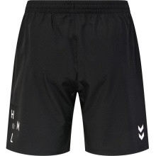 hummel Spodenki sportowe hmlCOURT Woven Shorts (elastyczny pas) krótkie czarne męskie