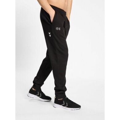 hummel Spodnie dresowe hmlCOURT Cotton Sweatpants (miękki materiał dresowy) długie czarne męskie