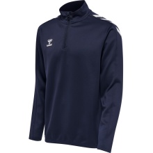 hummel Sportowa koszulka z długim rękawem hmlCORE XK Half-Zip Poly Sweat (materiał poliestrowy) granatowa męska