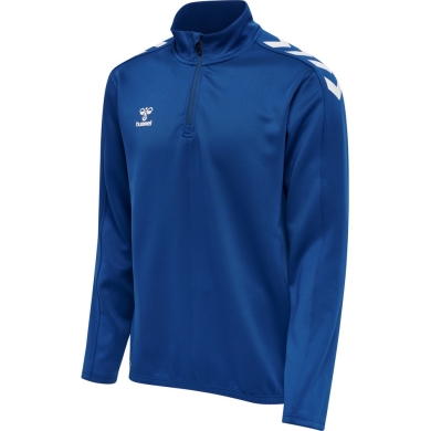 hummel Sportowa koszulka z długim rękawem hmlCORE XK Half-Zip Poly Sweat (materiał poliestrowy) ciemnoniebieska męska