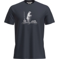 Icebreaker Funkcyjne T-shirt Merino 150 Tech Lite Tee Polar Paddle (wełna merino) granatowy męski