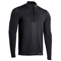 Iron-IC Fleecepullover Techno Maglia z 1/2-Zip zamkiem błyskawicznym - 2. warstwa - czarny mężczyźni