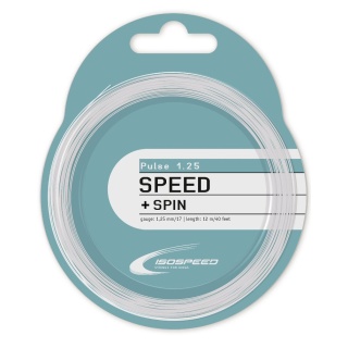 IsoSpeed Sznur tenisowy Pulse New (Trwałość+Siła) biały 12m Zestaw