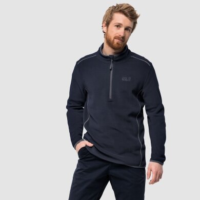 Jack Wolfskin Fleecepullover 1/2 Zip Echo ciemnoniebieski Męski