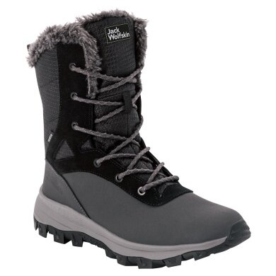 Jack Wolfskin Buty zimowe Everquest Snow High Texapore (ciepłe, wodoodporne, bez PFC) czarne Damskie