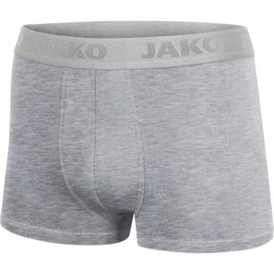 JAKO Bokserki Premium jasnoszare Mężczyźni - 2 sztuki