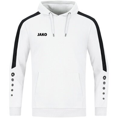 JAKO Bluza z kapturem (Hoodie) Power Kapuzensweat (Bawełna organiczna) biała Mężczyźni