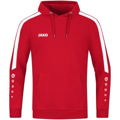 JAKO Bluza z kapturem (Hoodie) Power Kapuzensweat (Bawełna organiczna) czerwona Mężczyźni