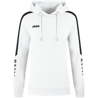 JAKO Bluza z kapturem (Hoodie) Power Kapuzensweat (Bawełna organiczna) biała Damska