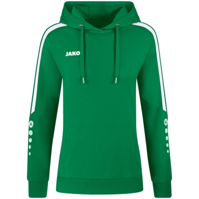 JAKO Bluza z kapturem (Hoodie) Power Kapuzensweat (Bawełna ekologiczna) zielona Damska