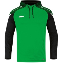 JAKO Bluza z kapturem (Hoodie) Performance (Fleece poliestrowe) zielona/czarna Damska