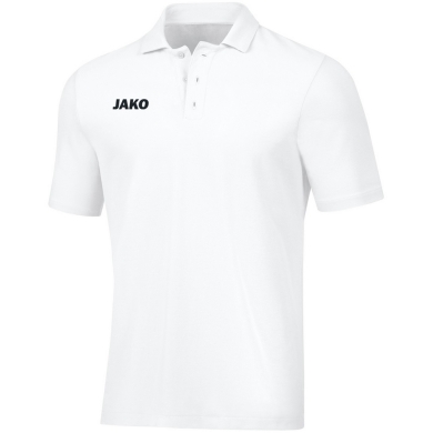 JAKO Polo Base (100% bawełna) biały chłopcy