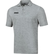 JAKO Polo Base (100% bawełna) jasnoszary chłopcy