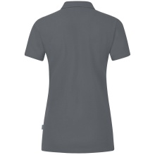 JAKO Sport-Polo Organic Stretch (Bawełna ekologiczna) ciemnoszare damskie