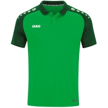 JAKO Sport-Polo Performance (oddychające, szybko schnące) zielono/czarne dziecięce