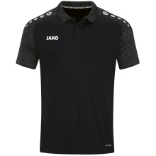 JAKO Sport-Polo Performance (oddychające, szybko schnące) czarne/grafitowe dziecięce