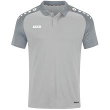 JAKO Sport-Polo Performance (oddychające, szybko schnące) jasnoszare dziecięce