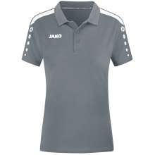 JAKO Sport-Polo Power (materiał mieszany, wytrzymały) ciemnoszary damski