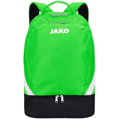 JAKO Plecak Iconic z przegrodą na dnie neongreen/czarny - 28x21x46cm