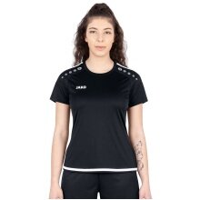 JAKO Koszulka sportowa Trikot Striker 2.0 KA (100% poliester Keep Dry) czarna/biała damska