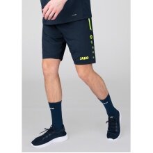 JAKO Spodenki treningowe (krótkie) Allround - Stretch-Knit-Poliester - krótkie granatowo-żółte męskie