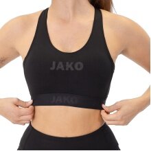 JAKO Bielizna funkcjonalna Sport-Bra Power (Jersey z poliestru elastycznego) czarny Damski