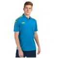 JAKO Sport-Polo Striker 2.0 niebiesko/neonowy żółty męski