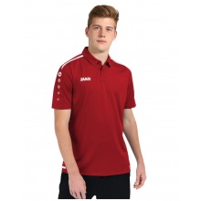 JAKO Sport-Polo Striker 2.0 czerwono/białe męskie