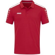 JAKO Sport-Polo Power (materiał mieszany, wytrzymały) czerwony męski