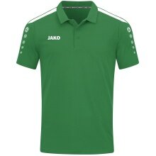 JAKO Sport-Polo Power (materiał mieszany, wytrzymały) zielony dziecięcy