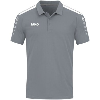 JAKO Sport-Polo Power (materiał mieszany, wytrzymały) ciemnoszary dziecięcy