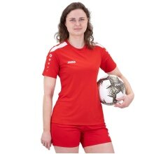 JAKO Koszulka sportowa Trikot Power (Poliester-Interlock, wytrzymały) czerwony Damski