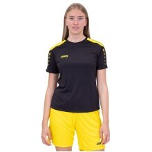 JAKO Koszulka sportowa Trikot Power (Poliester-Interlock, wytrzymały) czarna/żółta damska