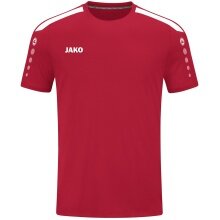 JAKO Koszulka sportowa Trikot Power (Poliester-Interlock, wytrzymały) czerwony Dzieci