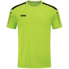 JAKO Koszulka sportowa Trikot Power (Poliester-Interlock, wytrzymały) neonzielony Dzieci