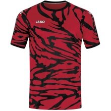 JAKO Koszulka sportowa Trikot Animal (Poliester-Interlock, przyjemne uczucie noszenia) czerwony/czarny dziecięcy