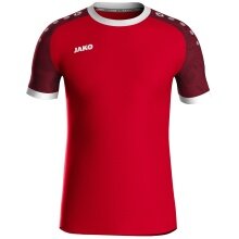 JAKO Koszulka sportowa Trikot Iconic (Interlock poliesterowy) czerwony/bordowy dziecięcy