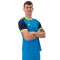 JAKO Koszulka sportowa Trikot Iconic (Poliester-Interlock) niebieski/granatowy/żółty męski