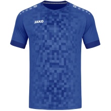 JAKO Koszulka sportowa Trikot Pixel (oddychająca, szybko schnąca) niebieska dziecięca