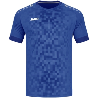 JAKO Koszulka sportowa Trikot Pixel (oddychająca, szybko schnąca) niebieska dziecięca